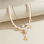 Gold & Pearl Charm Necklace