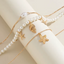 Gold & Pearl Charm Necklace